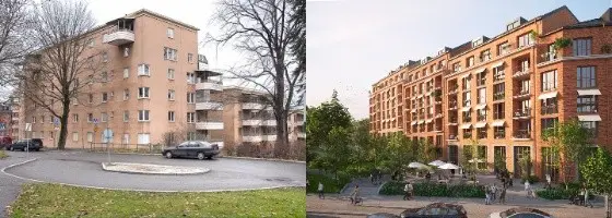 Här vill bolaget riva 40 år gamla bostäder – mitt i Vasastan