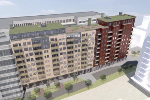 Peab bygger bostäder på Masthuggskajen i Göteborg