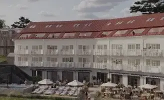 Kusthotellet på Styrsö tar form