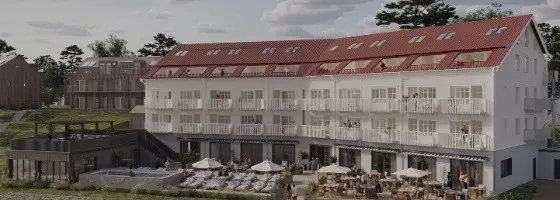 Kusthotellet på Styrsö tar form