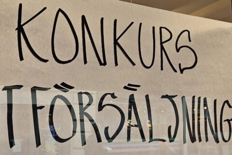 Konkurserna ökar i detalj- och e-handeln