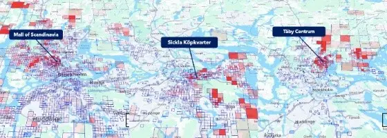 Vinnare och förlorare bland Sveriges köpcentrum