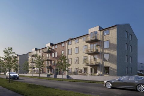 Veidekke och Obos bygger bostadsrätter i Staffanstorp