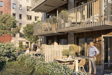JM produktionsstartar bostäder i Solna