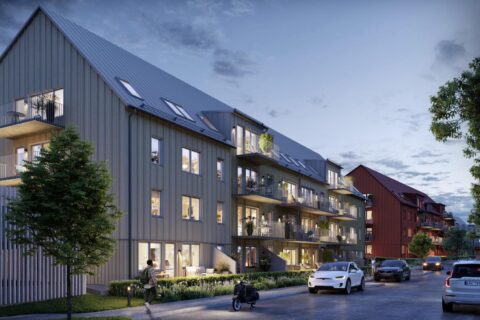 Veidekke bygger bostäder åt Obos på Ekerö