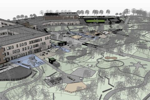 Flodéns bygger Vallåsskolan åt Halmstads kommun