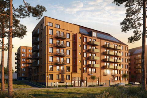Hines köper fem bostadsfastigheter i Haninge
