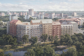 Titania bygger 414 bostäder vid Huddinge station