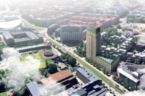 Bakslag för nytt 27-våningshus i centrala Göteborg