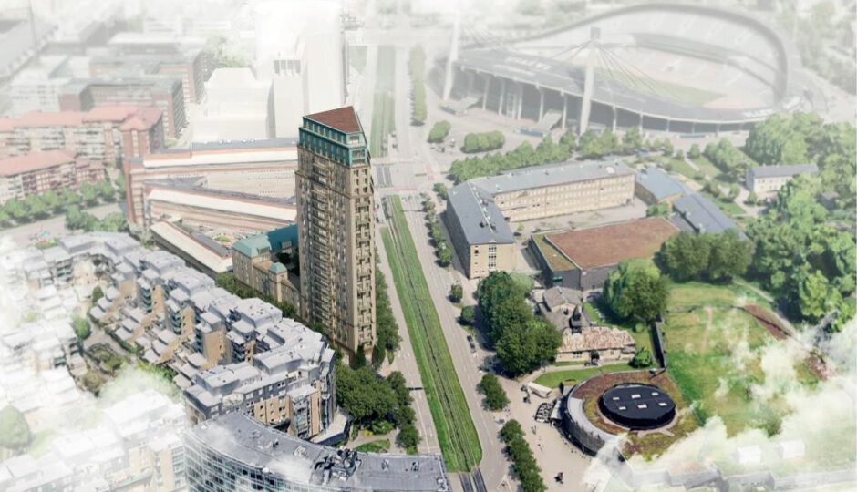 Delade meningar om Framtidens centrala bostadsskrapa
