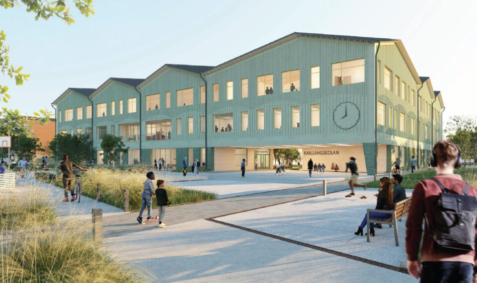 Byggpartner bygger skola i Nora kommun