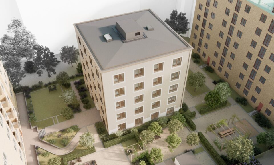 Probitas och MVB bygger nya hyresrätter på innergård i Stockholm