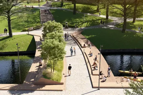 Grönt stråk ska binda ihop Borås – fem kilometer park genom hela staden