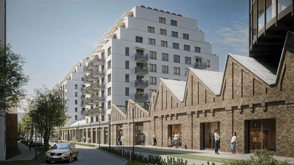Skanska bygger flerbostadshus i Bratislava