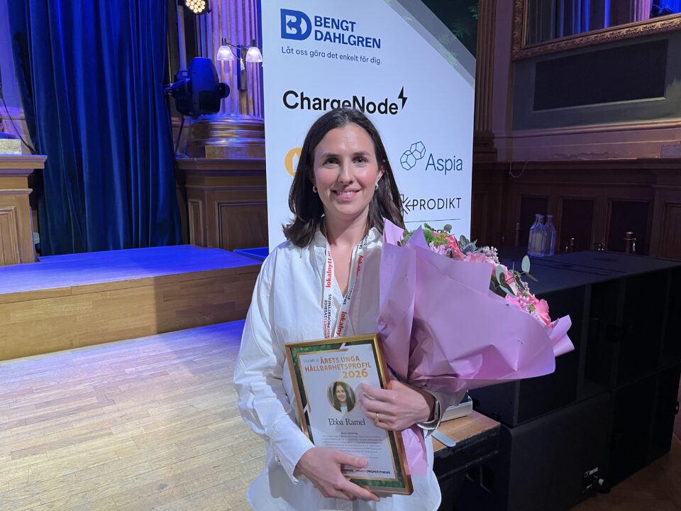 Ebba Ramel är Årets Unga Hållbarhetsprofil 2026