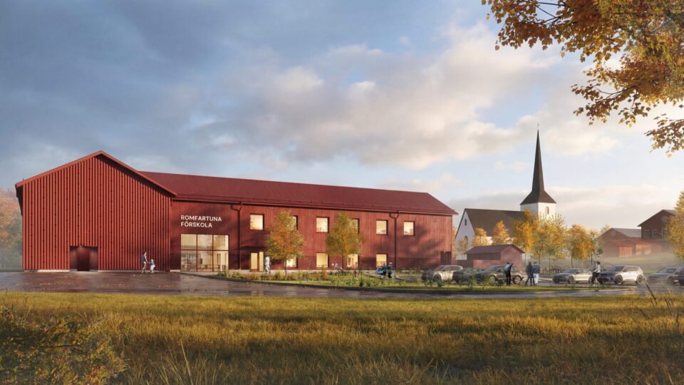 Peab bygger ny förskola och moderniserar befintlig skola i Romfartuna