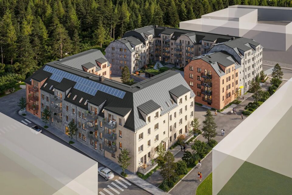 JM säljer bostadsprojekt i Sollentuna till Folksamgruppen