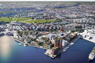 Bonnier Fastigheter tillträder kvarteret Glasgow 1 i Stockholms Hamnkvarter