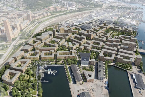 Politisk enighet bakom nya Frihamnen: Tät innerstadsdel ska knyta ihop Göteborg över älven