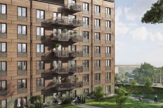 Besqabs bostadsprojekt Hertha är färdigställt och slutsålt