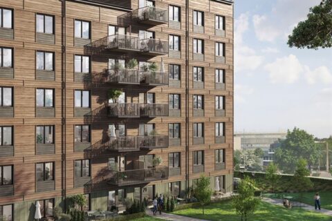 Besqabs bostadsprojekt Hertha är färdigställt och slutsålt
