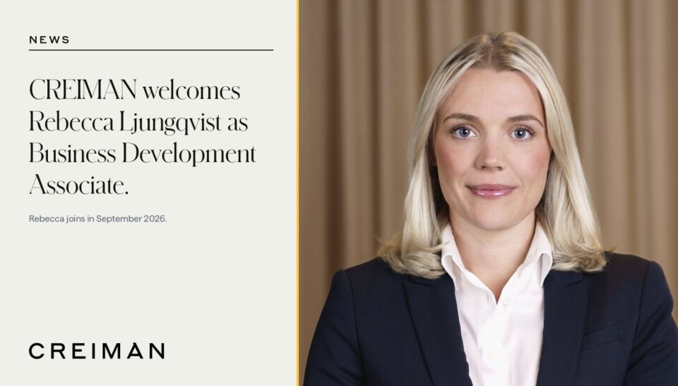 Creiman stärker upp inom affärsutveckling