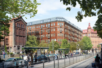 Framtidens plan: 130 bostäder på Hagabions parkering