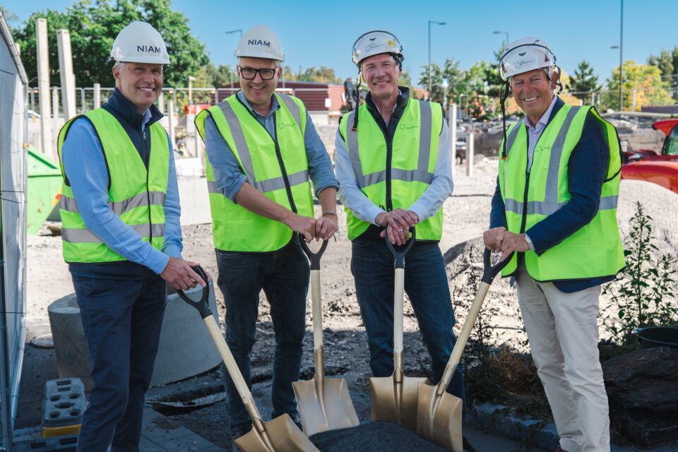 Niam Real Estate och Nordfeldt bygger 131 hyreslägenheter i Upplands Väsby