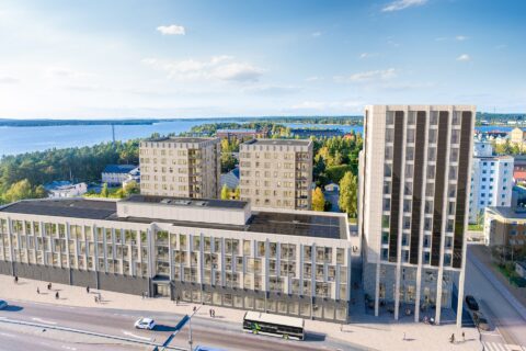 Diös tecknar nya hyresavtal i Västra Stranden i Luleå