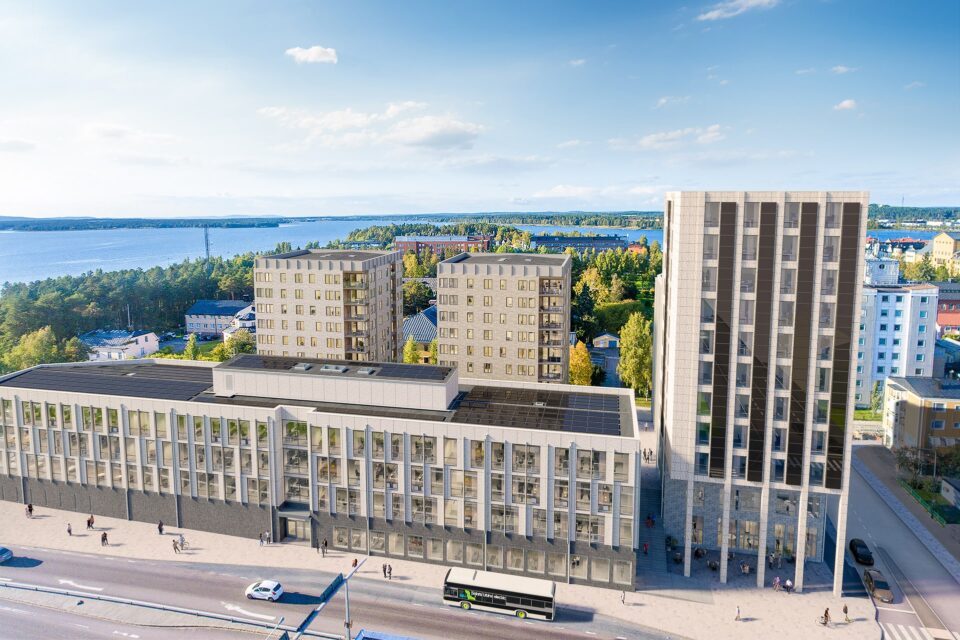 Diös tecknar nya hyresavtal i Västra Stranden i Luleå