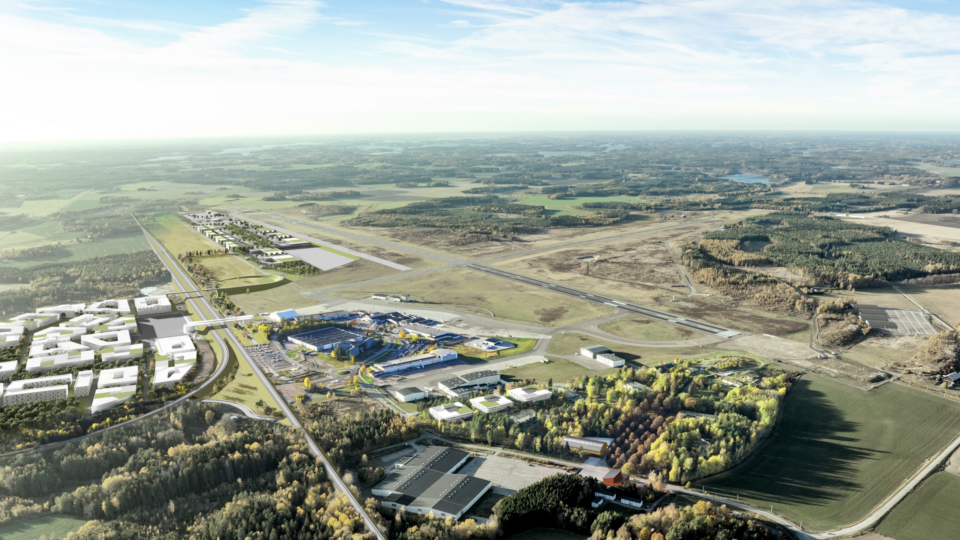 Saab expanderar hos Arlandastad i Skavsta