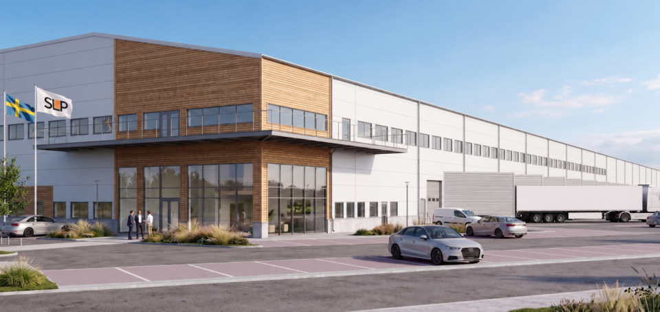 SLP bygger ny logistikfastighet om cirka 24 700 kvadratmeter i Helsingborg