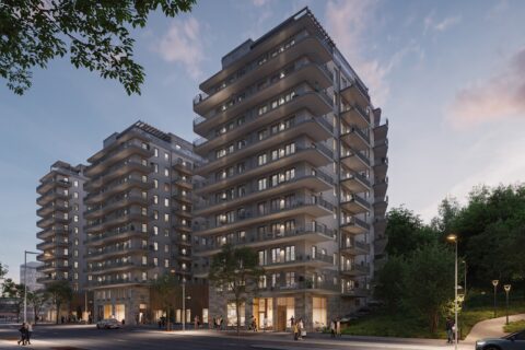 Selvaag Bostad och Consto bygger 166 bostäder i Stockholm